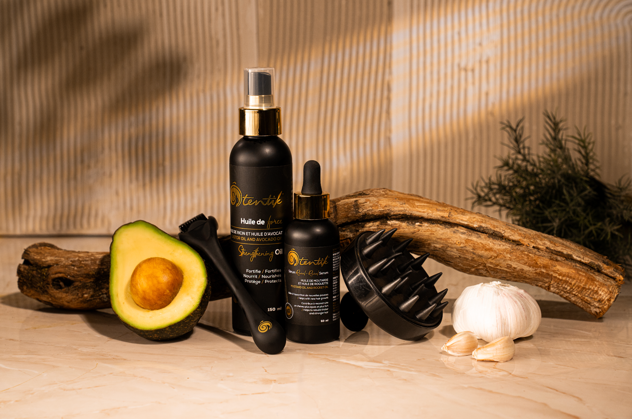 Kit Anti-Alopécie Ôtentik – soin naturel pour cheveux afro