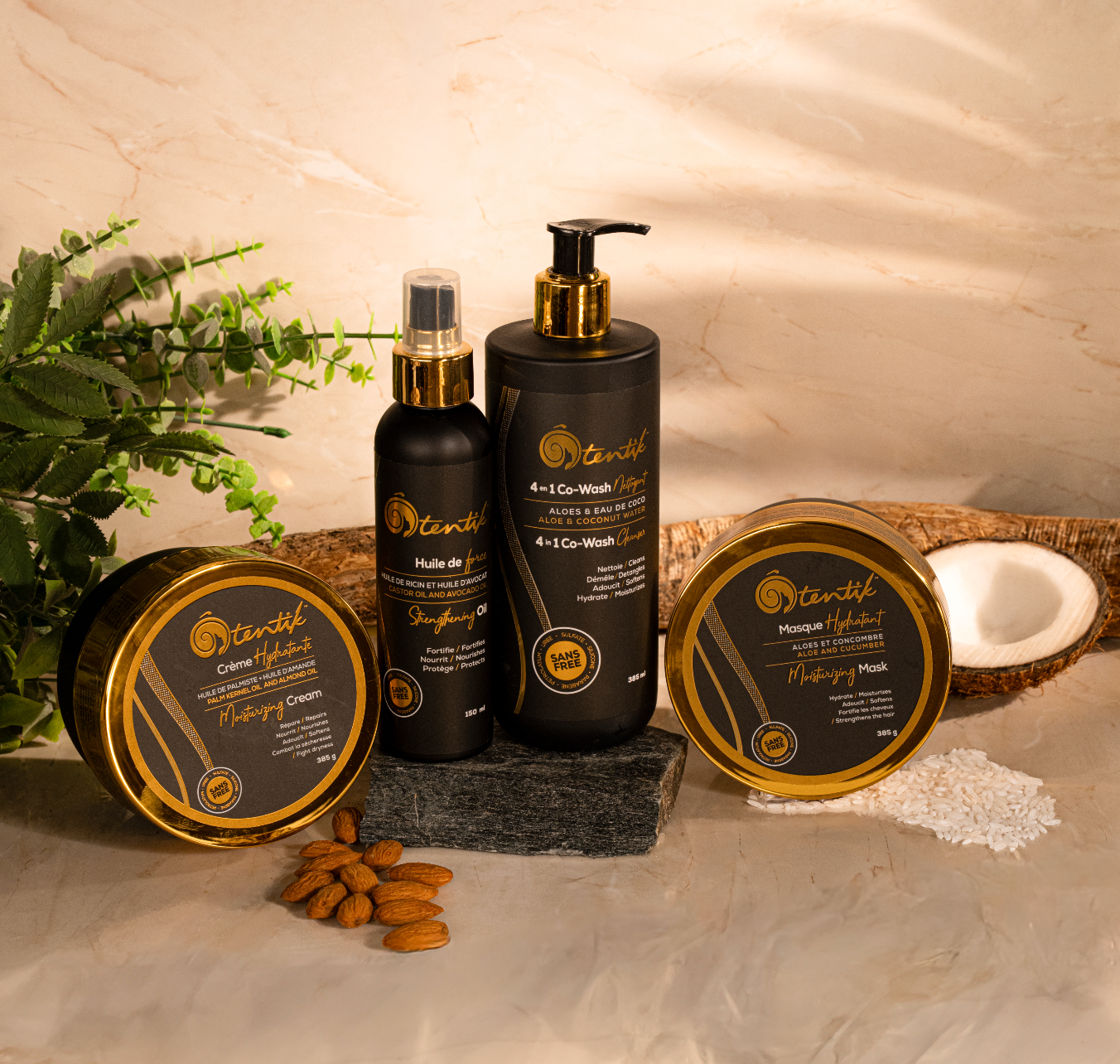 Kit Anti-Casse Ôtentik – soin naturel pour cheveux afro